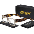 CATERSIDE® Bold Clear™ — Monture carrée épaisse