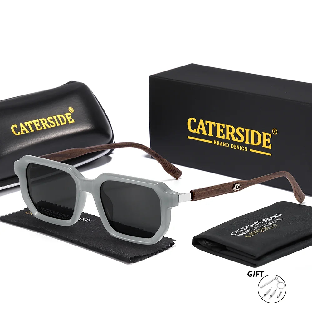 Gafas de sol redondas retro CATERSIDE – UV400 – Estilo vintage unisex 