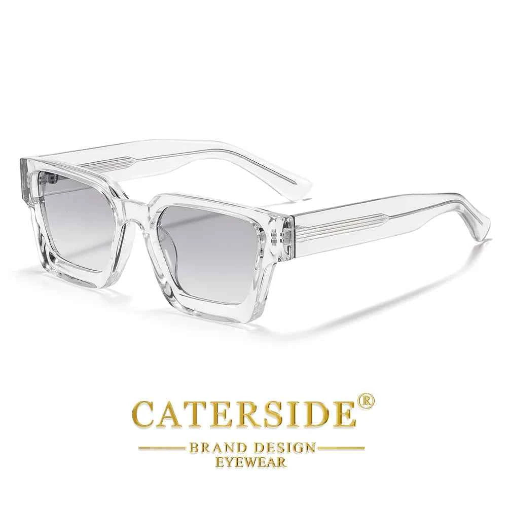 Lunettes de Soleil Carrées UV400 | Monture Épaisse Premium | Caterside Eyewear