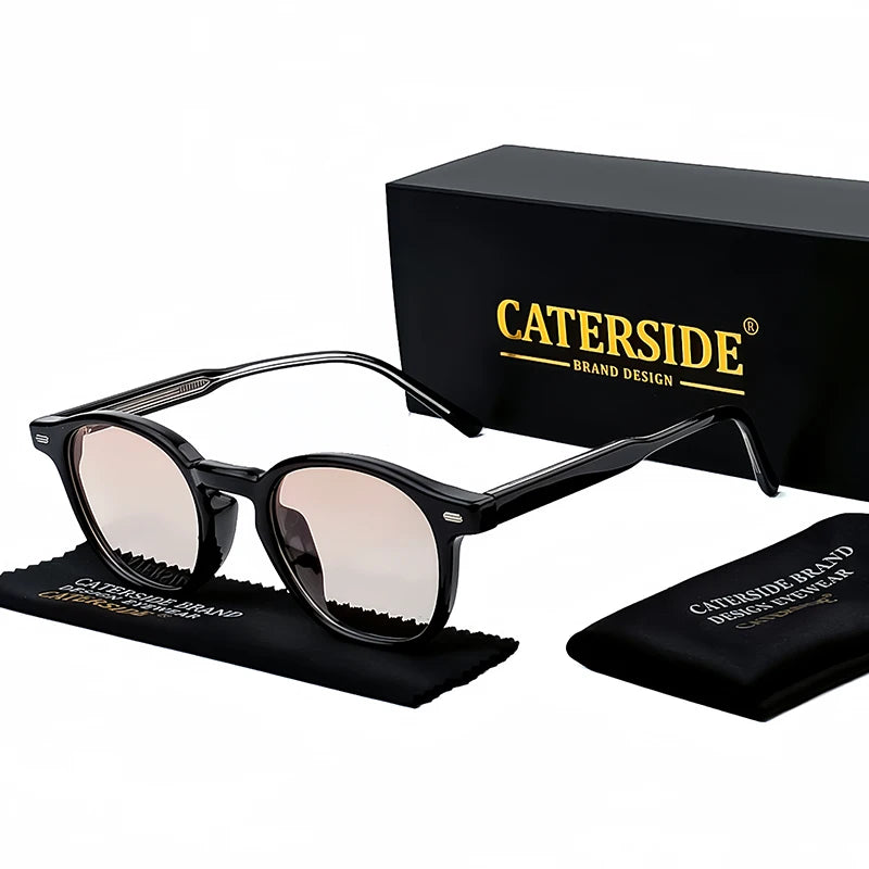 Caterside™ – Lunettes de soleil rondes polarisées (Homme & Femme)