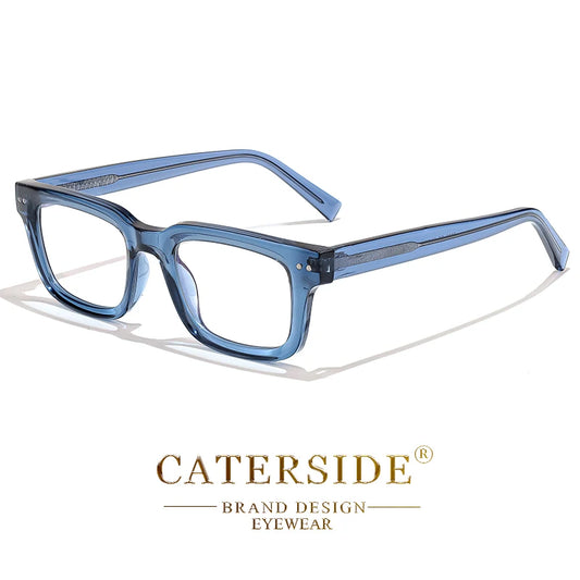 Lunettes Vintage Carrées CATERSIDE™ – Monture Unisexe Design Premium | Style Rétro Moderne