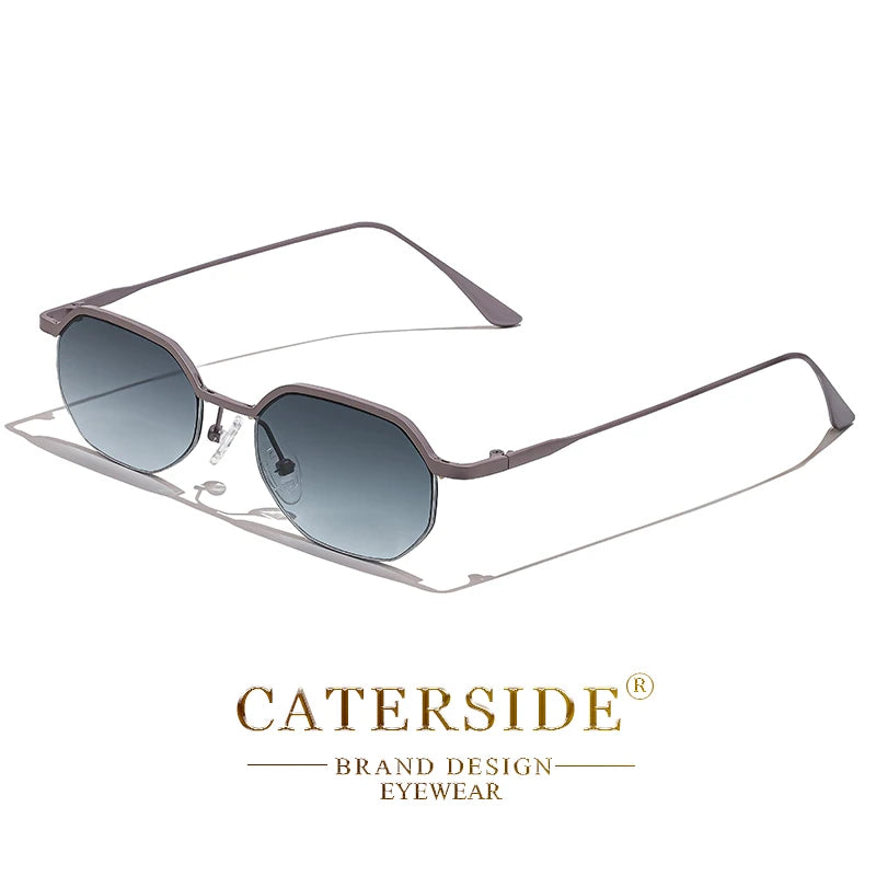CATERSIDE Prism – lunettes de soleil polygonales en métal – photo 21