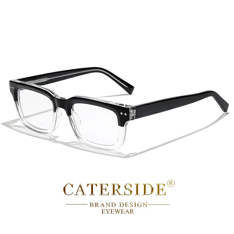 CATERSIDE™ Square Vintage Glasses – Premium Design Unisex Frame | Modern Retro Style 