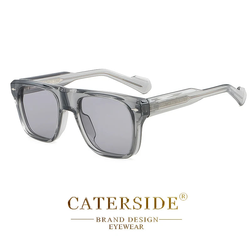 Lunettes de Soleil Rétro UV400 Grande Monture Unisexe - Style Premium
