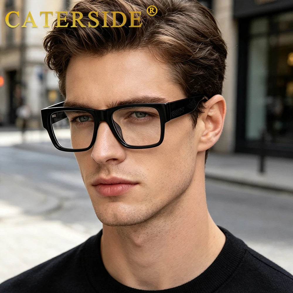 CATERSIDE® Bold Clear™ — Monture carrée épaisse