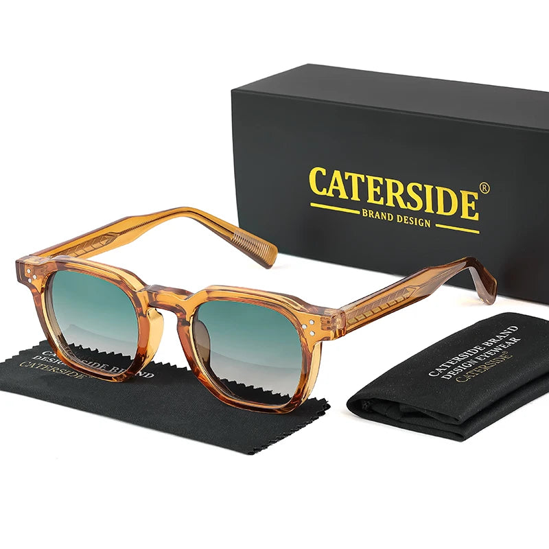 CATERSIDE™ Lunettes Carrées Compactes – Monture Petite, Style Moderne Unisexe | Protection UV400 & Confort Léger