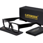 CATERSIDE® Bold Clear™ — Monture carrée épaisse
