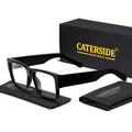 CATERSIDE® Bold Clear™ — Monture carrée épaisse