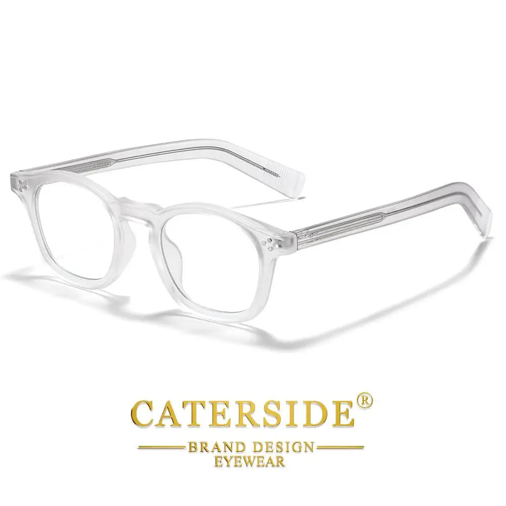 CATERSIDE® Studio Clear™ — Monture carrée anti-lumière bleue