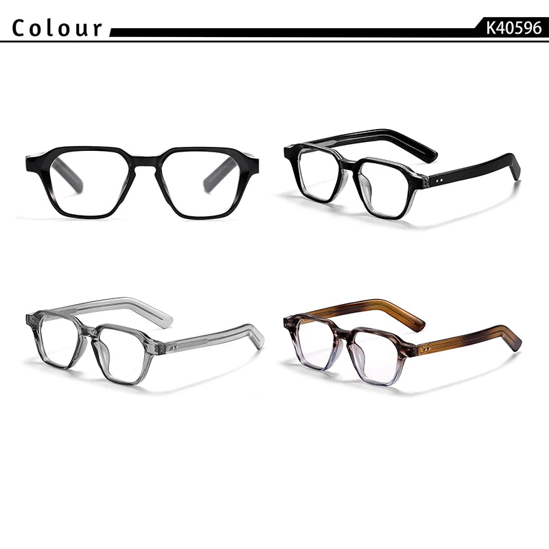 CATERSIDE™ Monture Carrée Classique – Style Rétro Premium | Lunettes Optiques Unisexe, Acétate Haute Qualité