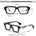 CATERSIDE® Lunettes anti lumière bleue monture vintage – Unisexe