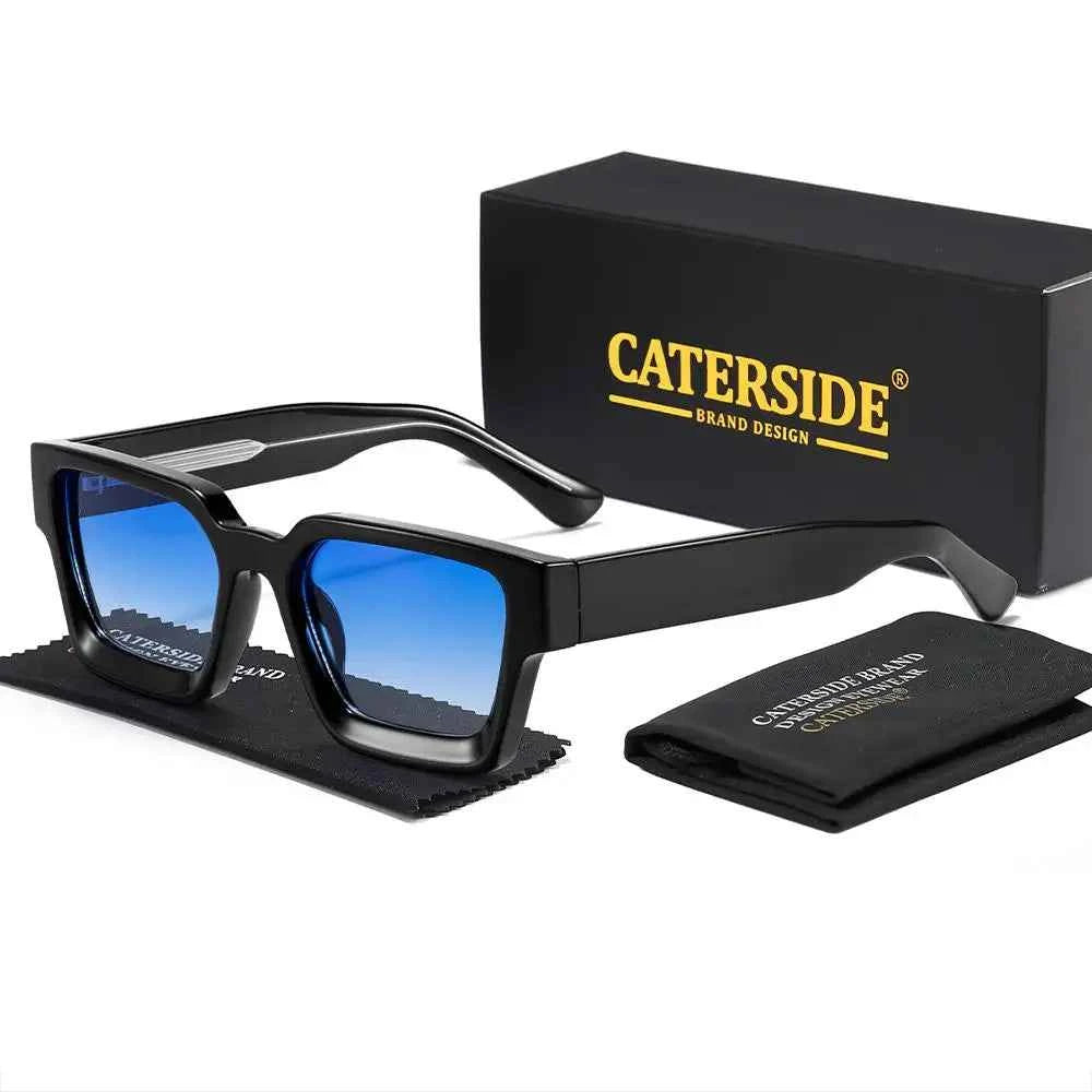Lunettes de Soleil Carrées UV400 | Monture Épaisse Premium | Caterside Eyewear