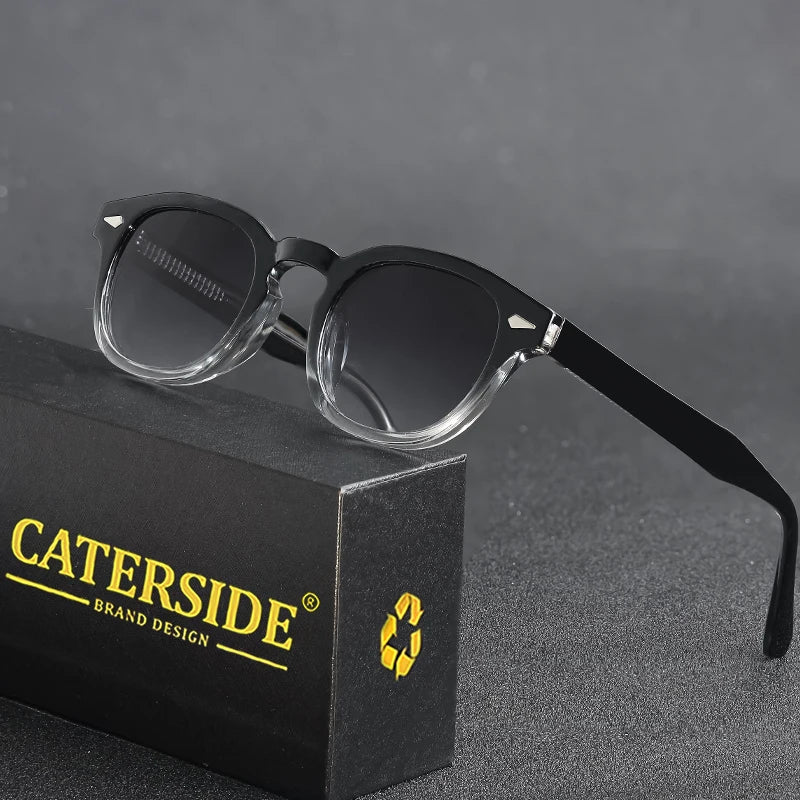 CATERSIDE™ Lunettes Rondes Rétro – Protection UV400 | Style Luxe Unisexe, Léger & Anti-Reflet