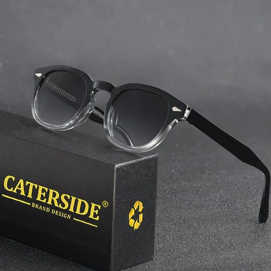 CATERSIDE™ Lunettes Rondes Rétro – Protection UV400 | Style Luxe Unisexe, Léger & Anti-Reflet