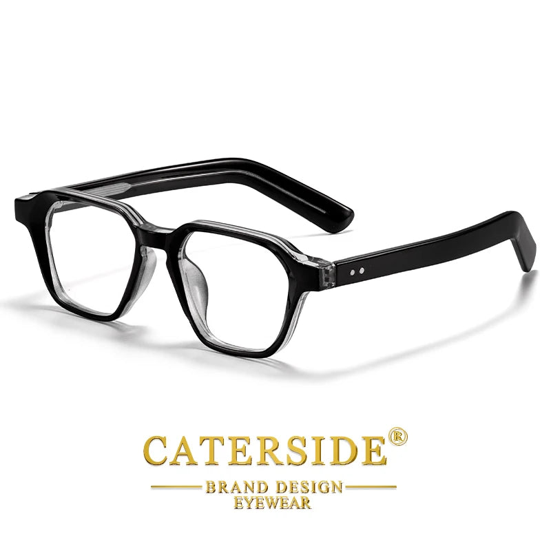 CATERSIDE™ Monture Carrée Classique – Style Rétro Premium | Lunettes Optiques Unisexe, Acétate Haute Qualité