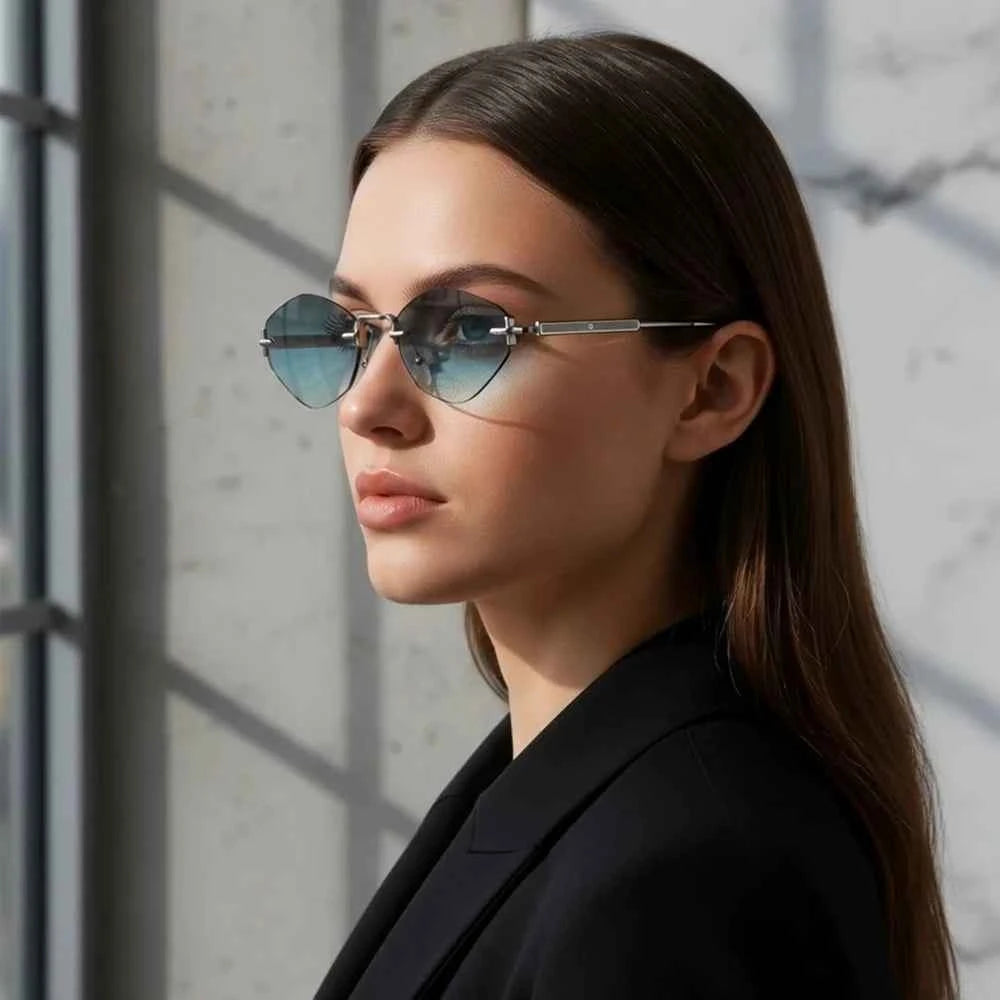 Lunettes de Soleil Punk Métal UV400 | Style Minimaliste Luxe | Caterside Eyewear