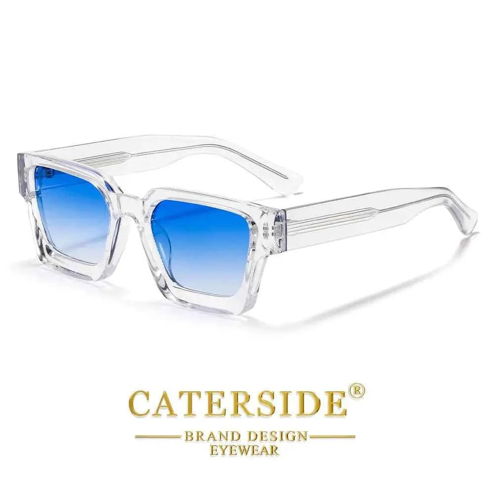 Lunettes de Soleil Carrées UV400 | Monture Épaisse Premium | Caterside Eyewear