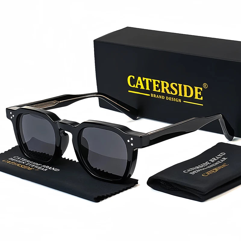 CATERSIDE™ Lunettes Carrées Compactes – Monture Petite, Style Moderne Unisexe | Protection UV400 & Confort Léger