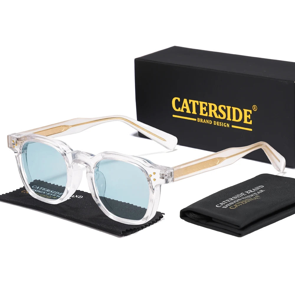 Gafas de sol cuadradas UV400 Caterside – Tendencia hombre mujer – Gafas de moda prémium