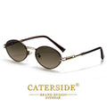 Oval Sunglasses UV400 | Premium Metal Frame | Caterside Eyewear