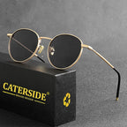 CATERSIDE Brooklyn – lunettes de soleil rondes en métal – photo 2