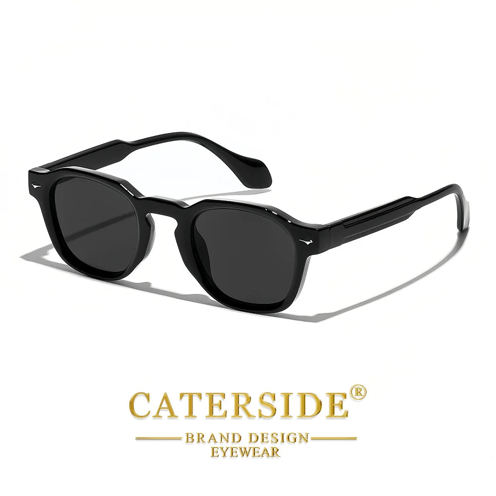 Lunettes de Soleil Rétro Unisexe CATERSIDE – UV400 – Style Vintage Rondes