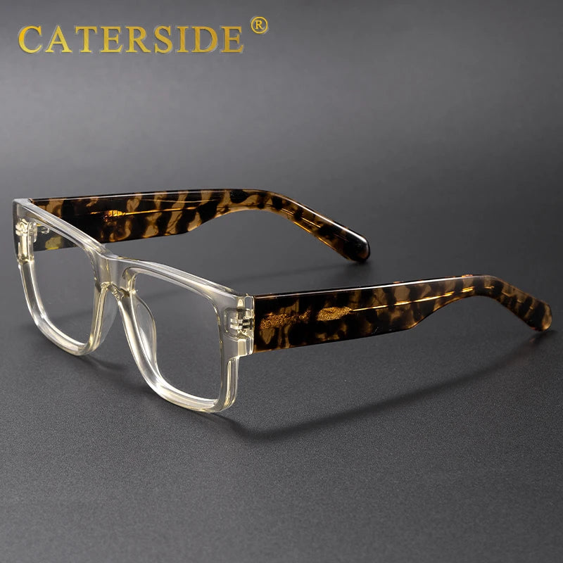 CATERSIDE® Bold Clear™ — Monture carrée épaisse