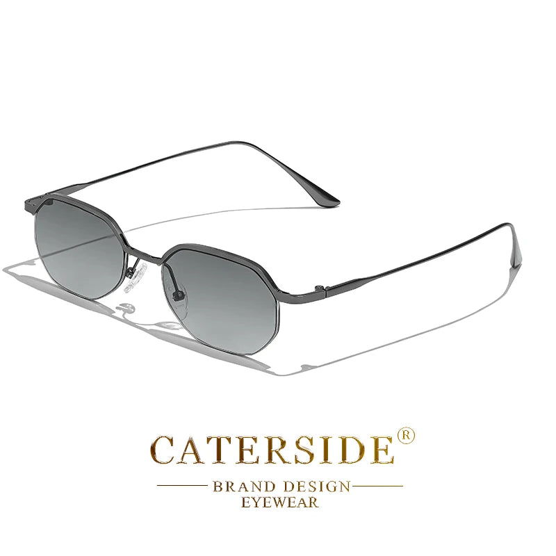 CATERSIDE Prism – lunettes de soleil polygonales en métal – photo 20