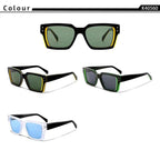 Lunettes de soleil carrées polarisées acétate – Unisexe UV400 – CATERSIDE, vue 2