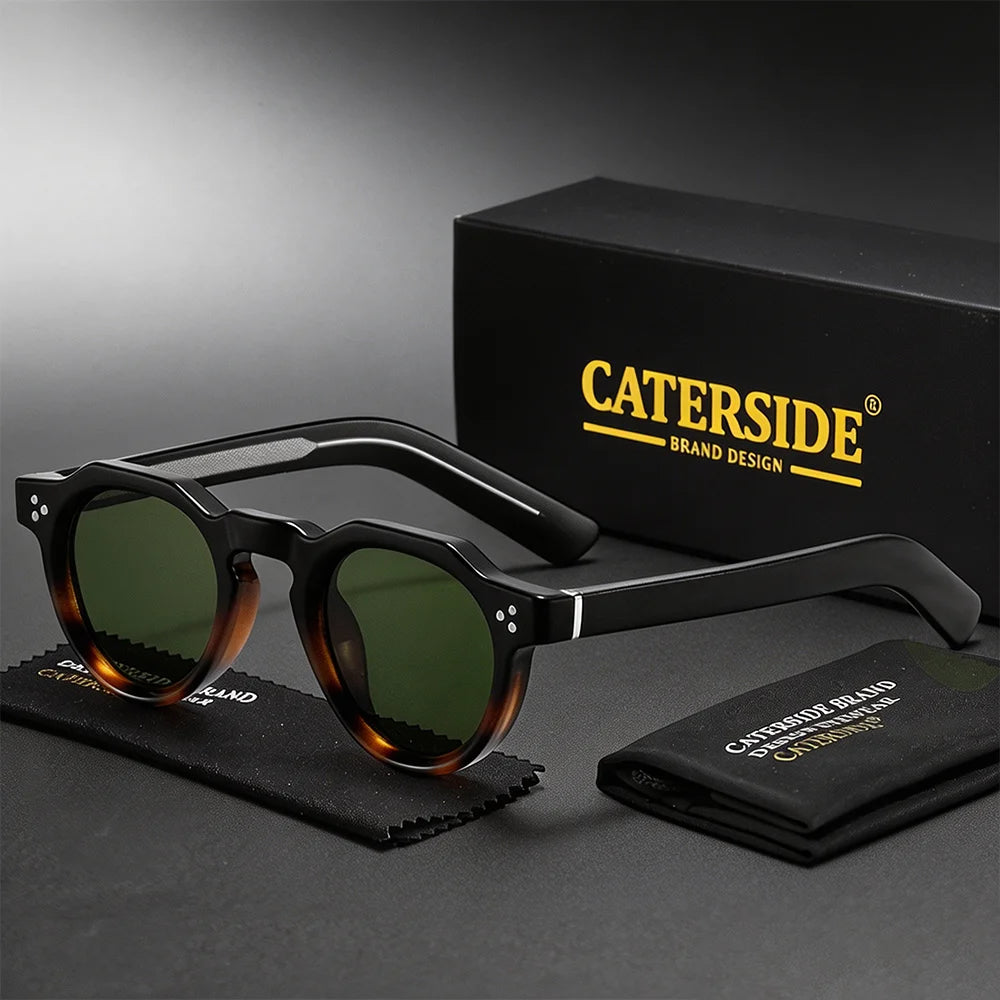CATERSIDE Atelier Round – lunettes de soleil rondes épaisses – photo 1