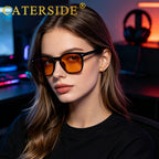 CATERSIDE® Focus Clear™ — Monture carrée anti-lumière bleue