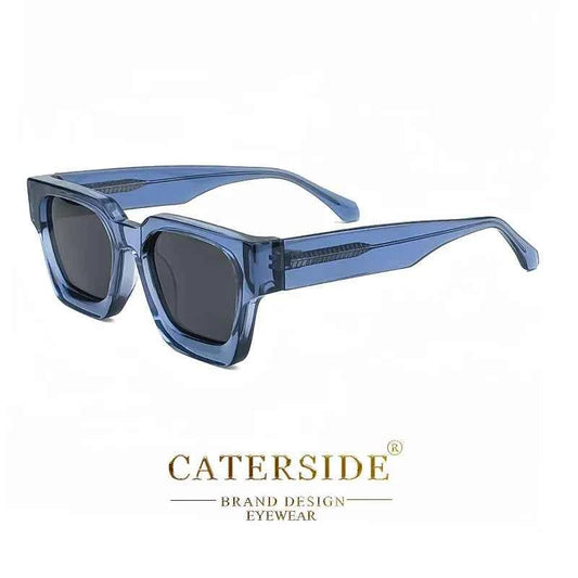 CATERSIDE – Lunettes de soleil carrées polarisées à grande monture
