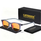 CATERSIDE® Focus Clear™ — Monture carrée anti-lumière bleue