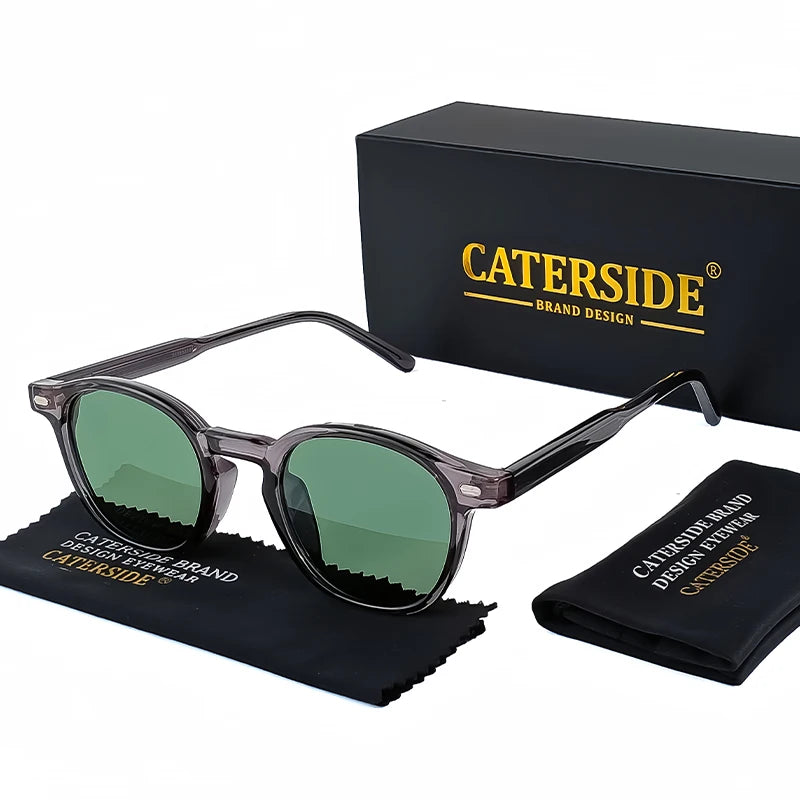 Caterside™ – Lunettes de soleil rondes polarisées (Homme & Femme)