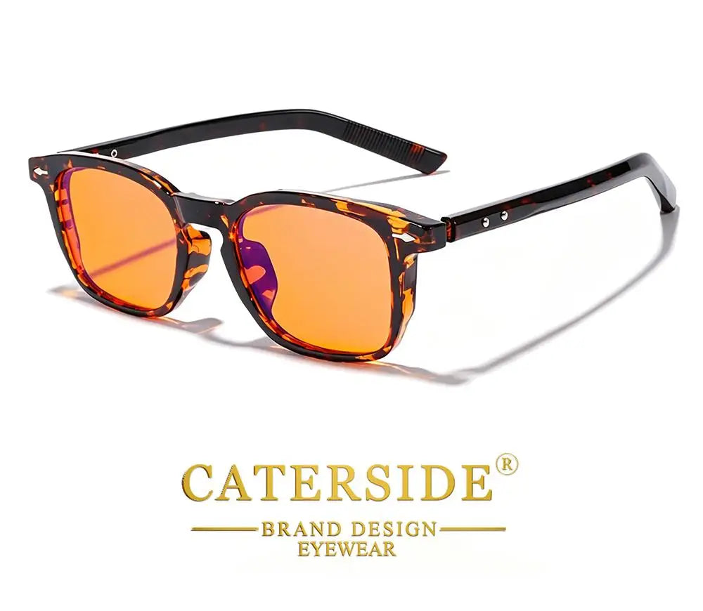 CATERSIDE® Focus Clear™ — Monture carrée anti-lumière bleue