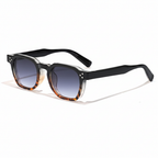 CATERSIDE® Lunettes de soleil carrées vintage punk Unisexe UV400 fond blanc GMC