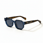 CATERSIDE® Lunettes de soleil carrées punk vintage Homme UV400 fond blanc GMC